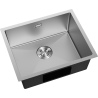 Mexen Trixo nerezový drez 1-komorový 540 x 440 mm, inox - 6414541000-01