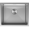 Mexen Trixo nerezový drez 1-komorový 540 x 440 mm, inox - 6414541000-01