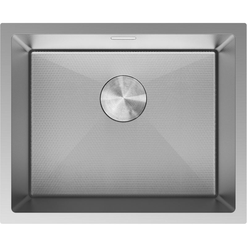 Mexen Trixo kuchynský drez z nerezovej ocele 1-komorový 540 x 440 mm, inox HC - 6414541000-01HC