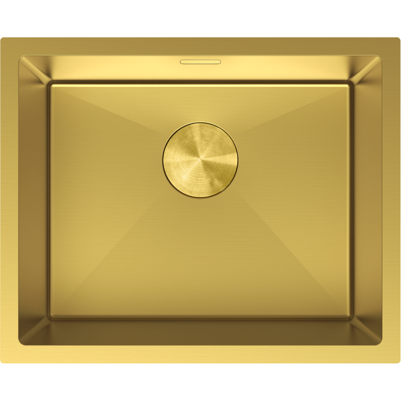 Mexen Trixo oceľový drez 1-komorový 540 x 440 mm, zlatý - 6414541000-55