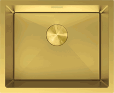 Mexen Trixo oceľový drez 1-komorový 540 x 440 mm, zlatý - 6414541000-55