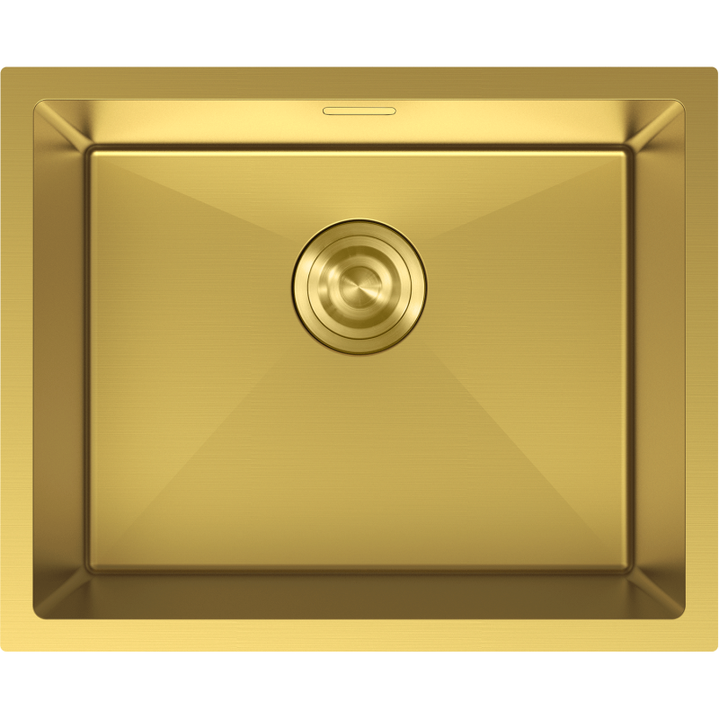Mexen Trixo oceľový drez 1-komorový 540 x 440 mm, zlatý - 6414541000-55