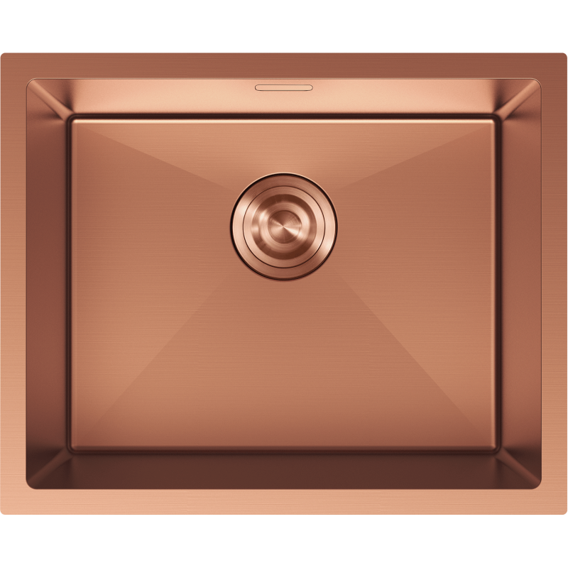 Mexen Trixo oceľový drez s 1 komorou 540 x 440 mm, meď - 6414541000-65