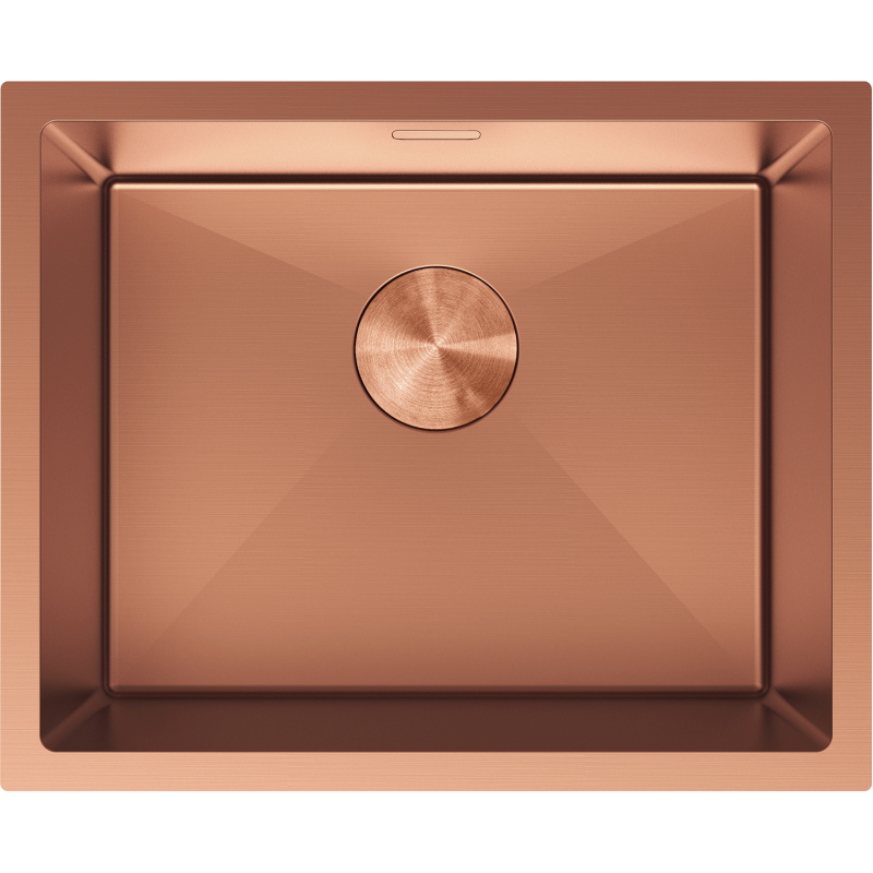 Mexen Trixo oceľový drez s 1 komorou 540 x 440 mm, meď - 6414541000-65
