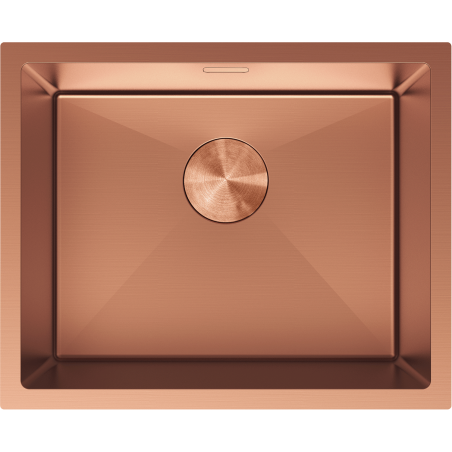 Mexen Trixo oceľový drez s 1 komorou 540 x 440 mm, meď - 6414541000-65
