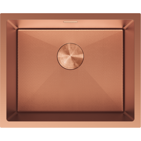 Mexen Trixo oceľový drez 1-komorový 540 x 440 mm, meď HC - 6414541000-65HC