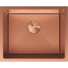 Mexen Trixo oceľový drez 1-komorový 540 x 440 mm, meď HC - 6414541000-65HC