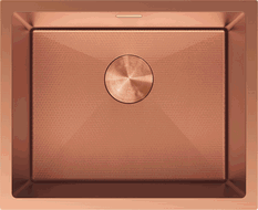 Mexen Trixo oceľový drez 1-komorový 540 x 440 mm, meď HC - 6414541000-65HC