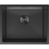 Mexen Trixo oceľový kuchynský drez s 1 komorou 540 x 440 mm, čierny - 6414541000-70