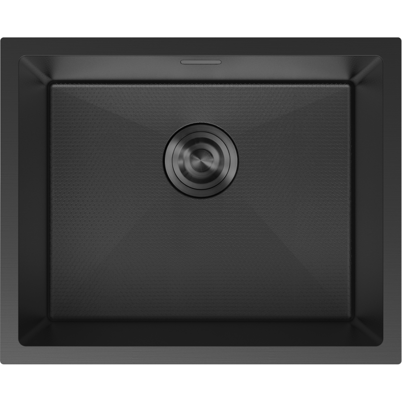 Mexen Trixo nerezový kuchynský drez 1-komorový 540 x 440 mm, čierny HC - 6414541000-70HC
