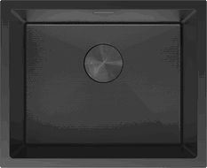 Mexen Trixo nerezový kuchynský drez 1-komorový 540 x 440 mm, čierny HC - 6414541000-70HC