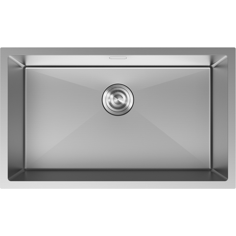 Mexen Trixo drez nerezový 1-komorový 750 x 440 mm, inox - 6415751000-01