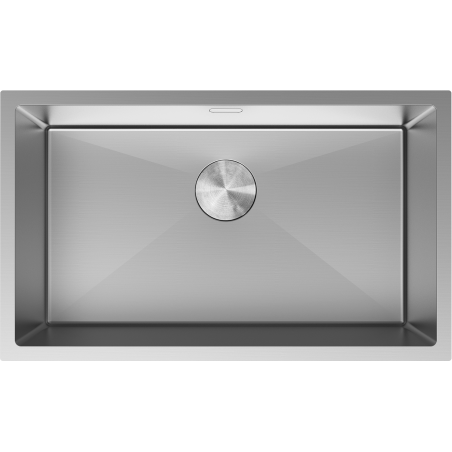 Mexen Trixo drez nerezový 1-komorový 750 x 440 mm, inox - 6415751000-01