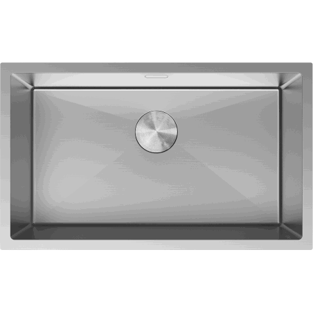 Mexen Trixo oceľový drez s jednou komorou 750 x 440 mm, inox - 6415751000-01