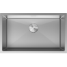 Mexen Trixo oceľový drez s jednou komorou 750 x 440 mm, inox - 6415751000-01