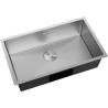 Mexen Trixo oceľový drez s jednou komorou 750 x 440 mm, inox - 6415751000-01