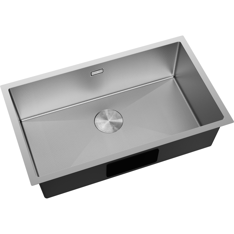 Mexen Trixo nerezový jednokomorový drez 750 x 440 mm, inox HC - 6415751000-01HC