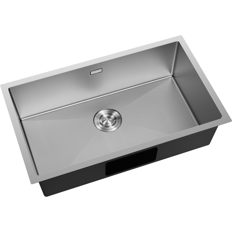 Mexen Trixo nerezový jednokomorový drez 750 x 440 mm, inox HC - 6415751000-01HC