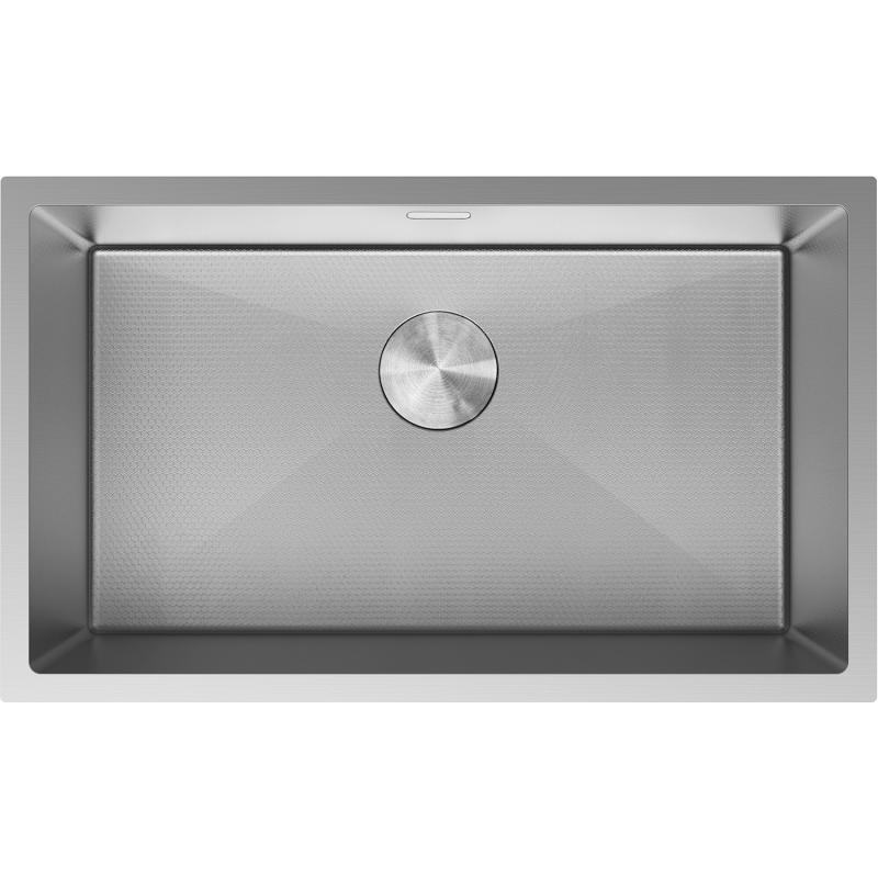 Mexen Trixo nerezový jednokomorový drez 750 x 440 mm, inox HC - 6415751000-01HC