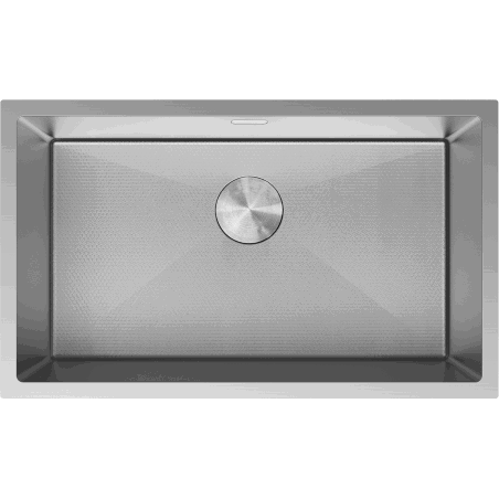 Mexen Trixo nerezový drez 1-komorový 750 x 440 mm, inox HC - 6415751000-01HC