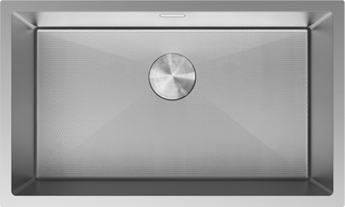 Mexen Trixo nerezový drez 1-komorový 750 x 440 mm, inox HC - 6415751000-01HC
