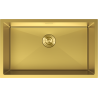 Mexen Trixo oceľový drez 1-komorový 750 x 440 mm, zlatý - 6415751000-55