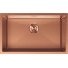 Mexen Trixo nerezový drez 1-komorový 750 x 440 mm, meď - 6415751000-65
