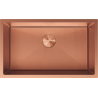 Mexen Trixo nerezový drez s jednou komorou 750 x 440 mm, meď HC - 6415751000-65HC