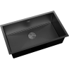 Mexen Trixo oceľový drezy 1-komorový 750 x 440 mm, čierna HC - 6415751000-70HC
