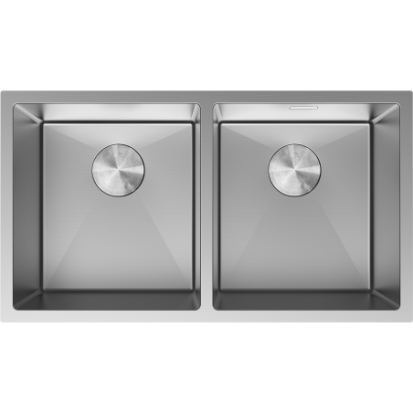 Mexen Binox dvojkomorový nerezový drez 800 x 450 mm, inox - 6421802000-01