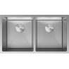 Mexen Binox nerezový drezu 2-komorový 800 x 450 mm, inox - 6421802000-01