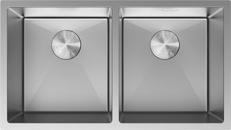 Mexen Binox dvojkomorový nerezový drez 800 x 450 mm, inox - 6421802000-01