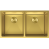 Mexen Binox dvojkomorový oceľový drez 800 x 450 mm, zlatý - 6421802000-55