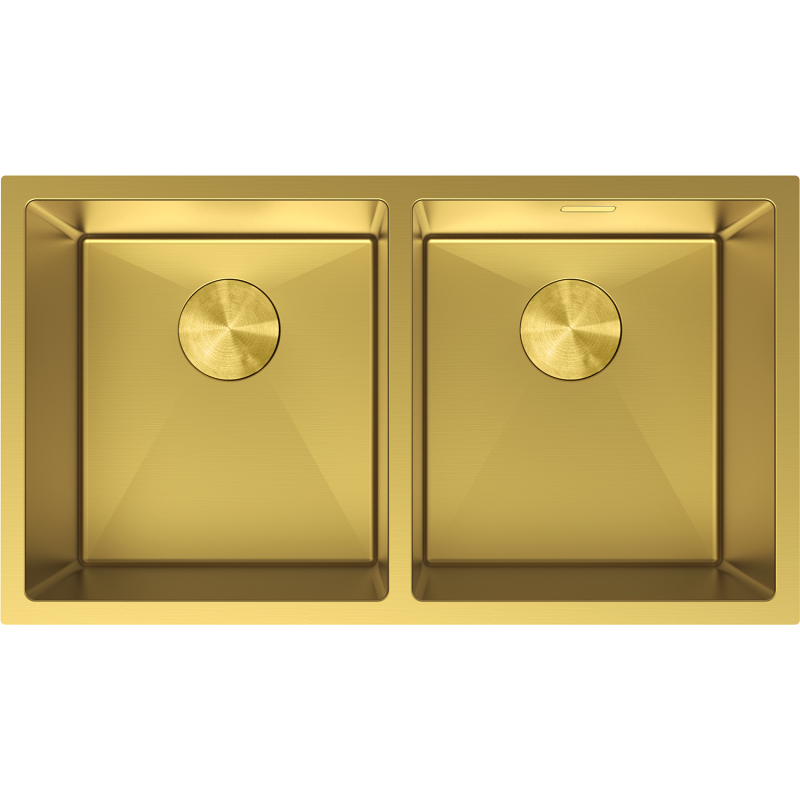 Mexen Binox dvojkomorový oceľový drez 800 x 450 mm, zlatý - 6421802000-55
