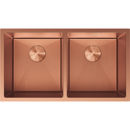 Mexen Binox oceľový drez 2-komorový 800 x 450 mm, meď HC - 6421802000-65HC