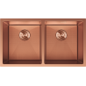 Mexen Binox oceľový dvojkomorový drez 800 x 450 mm, meď HC - 6421802000-65HC
