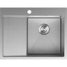 Mexen Exar nerezový drez 1-komorový s odkvapkávačom pravý 620 x 480 mm, inox HC - 6432621005P-01HC