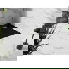 Mexen Stone+ kompozitná štvorcová sprchová vanička 140 x 80 cm, Čierna - 44708014