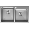 Mexen Xorin nerezový drez 2-komorový 780 x 450 mm, inox - 6441782000-01