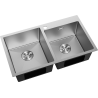 Mexen Xorin nerezový drez dvojkomorový 780 x 450 mm, inox - 6441782000-01