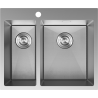 Mexen Flexo kuchynský drez 1,5-komorový 610 x 510 mm, inox HC - 6446611500-01HC