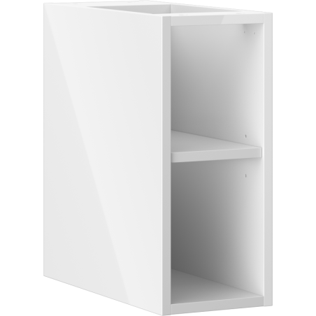 Mexen Box-A otvorená skrinka s poličkou 20 cm, biela lesk - 91AX2-0200-470-0-00