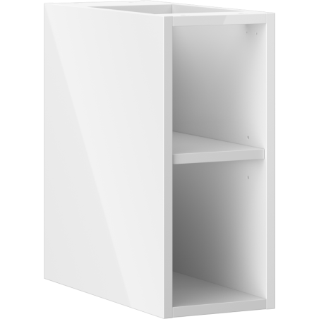 Mexen Box-A otvorená skrinka s policou 20 cm, biely lesk - 91AX2-0200-470-0-00