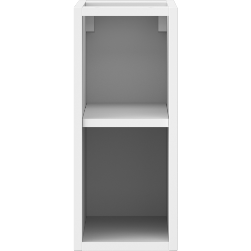 Mexen Box-A otvorená skrinka s policou 20 cm, biela matná - 91AX2-0200-470-0-01
