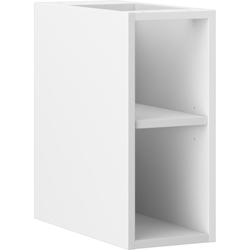 Mexen Box-A otvorená skrinka s policou 20 cm, biela matná - 91AX2-0200-470-0-01