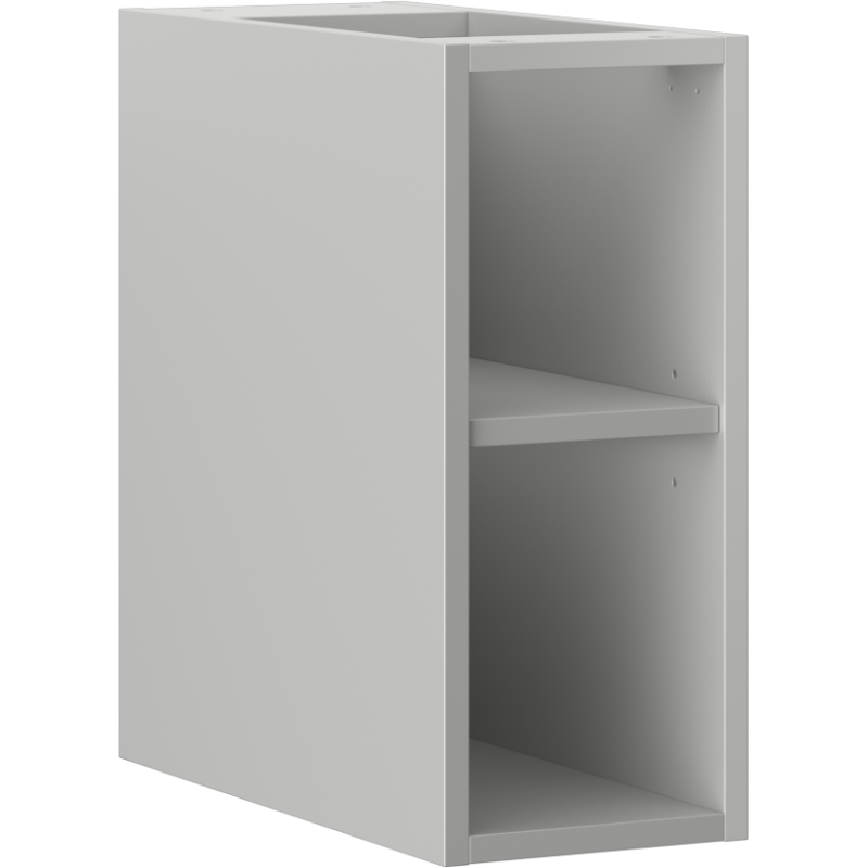Mexen Box-A otvorená skrinka s policou 20 cm, sivá matná - 91AX2-0200-470-0-62