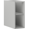 Mexen Box-A otvorená skrinka s policou 20 cm, sivá matná - 91AX2-0200-470-0-62
