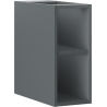 Mexen Box-A otvorená skrinka s policou 20 cm, grafit mat - 91AX2-0200-470-0-66