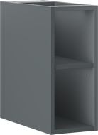 Mexen Box-A otvorená skrinka s policou 20 cm, grafit mat - 91AX2-0200-470-0-66