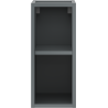Mexen Box-A otvorená skrinka s policou 20 cm, grafit mat - 91AX2-0200-470-0-66